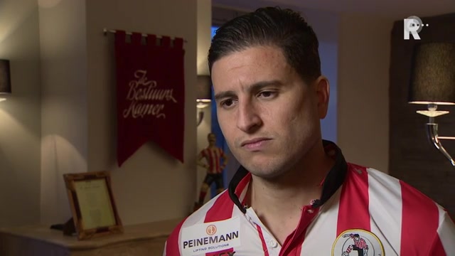 Nourdin Boukhari tijdens een eerder interview bij Sparta
