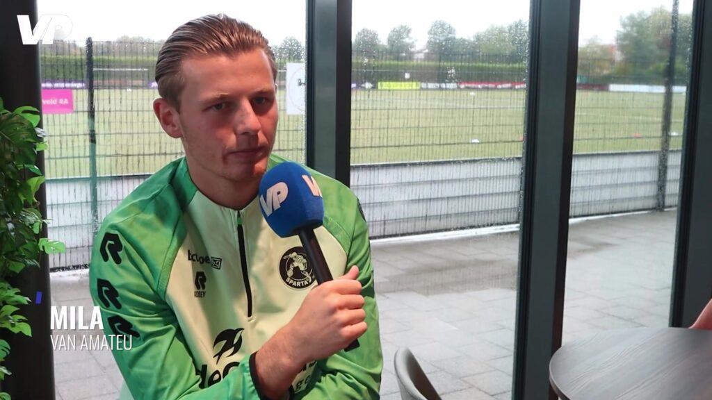 Milan Zonneveld tijdens een interview.
