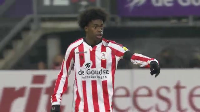 Lushendry Martes tijdens een eerdere wedstrijd van Sparta