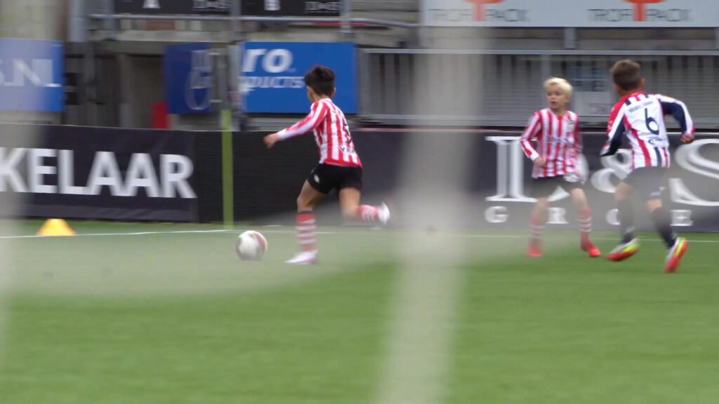 Jeugdvoetbal tijdens een eerdere Sparta Rotterdam Cup
